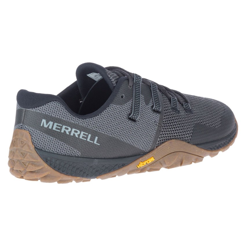 Chaussure Trail Merrell Glove 6 Eco Grise Foncé Homme | V.U.FCDR